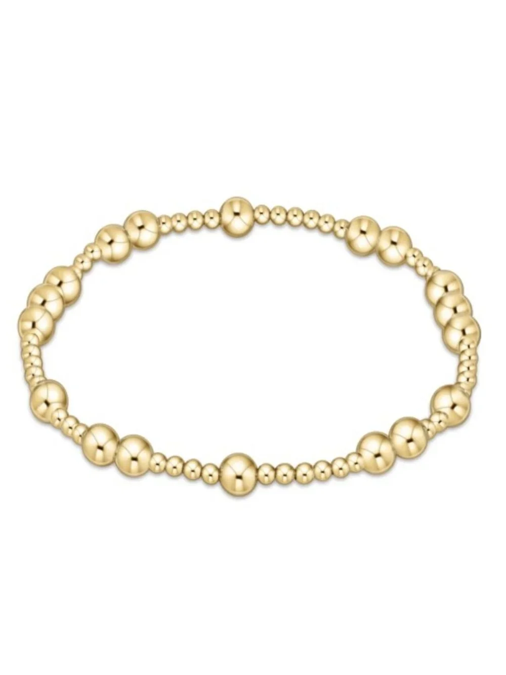 New Enewton Hope Unwritten 5mm 14kt Gold-Filled Bead Bracelet with Bag
